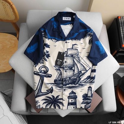 COTTON CUBAN SHIRT - new