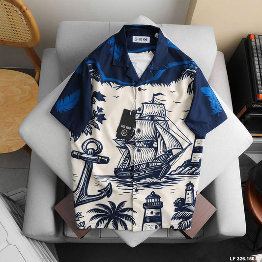 COTTON CUBAN SHIRT - new