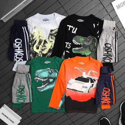 Anime Graphic T-Shirt & Shorts/Jogger Set