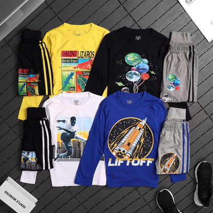 Anime Graphic T-Shirt & Shorts/Jogger Set