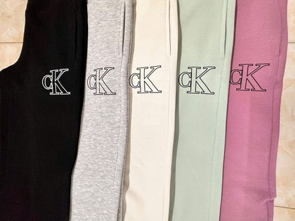 Women's CK Monogram Sweatpants | Calvin Klein Straight-Leg