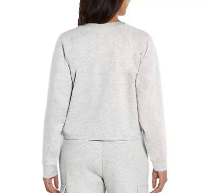 Women's Cozy Cloud Knit Pullover | Relaxed Fit Crewneck Lounge Top in Oatmeal Heather
