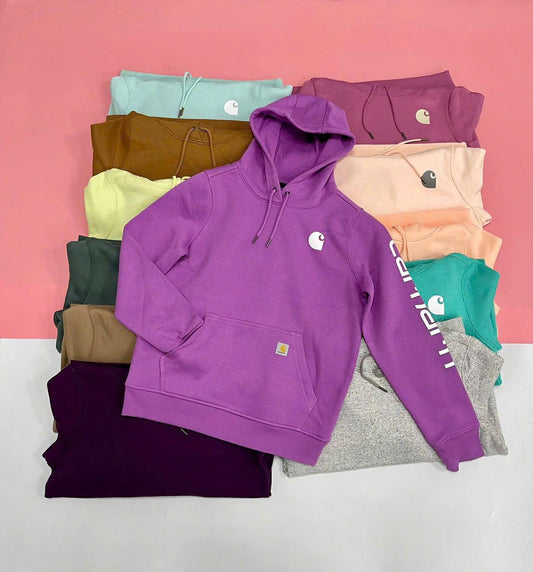 Classic Carhartt Fleece Hoodie | Pullover Sweatshirt
